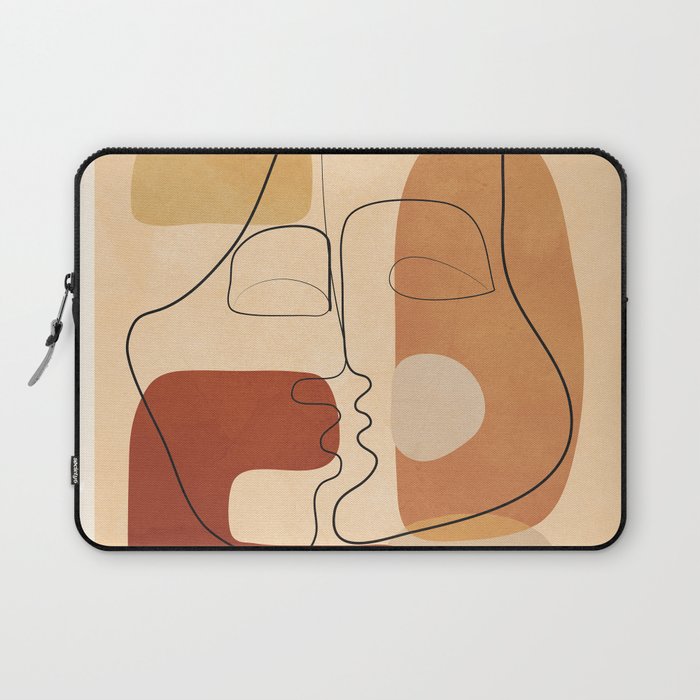 Abstract Line Kiss 2 Laptop Sleeve Gallery Image 1