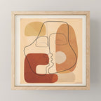 Abstract Line Kiss 2 Mini Art Print Gallery Image 1