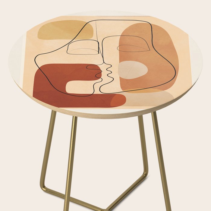 Abstract Line Kiss 2 Side Table Gallery Image 2