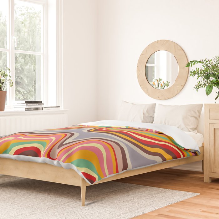 retro wave disco Duvet Cover Gallery Image 2