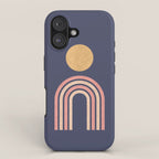 Mid century modern - indigo iPhone Case Gallery Image 1