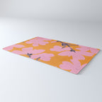 Abstract Minimal Flowers 18 Rug Gallery Image 3