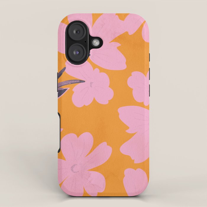 Abstract Minimal Flowers 18 iPhone Case Gallery Image 1