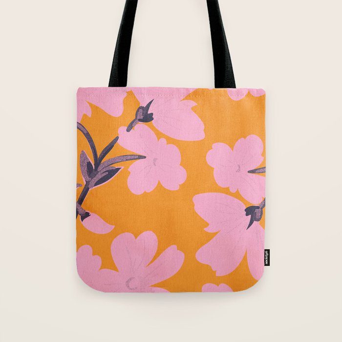 Abstract Minimal Flowers 18 Tote Bag Gallery Image 1