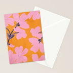 Abstract Minimal Flowers 18 Stationery Card Gallery Image 2