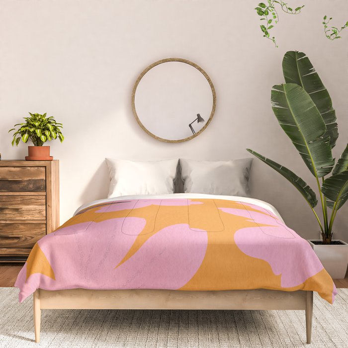 Abstract Minimal Flowers 18 Comforter Gallery Image 3