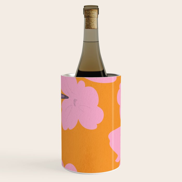 Abstract Minimal Flowers 18 Wine Chiller Gallery Image 1