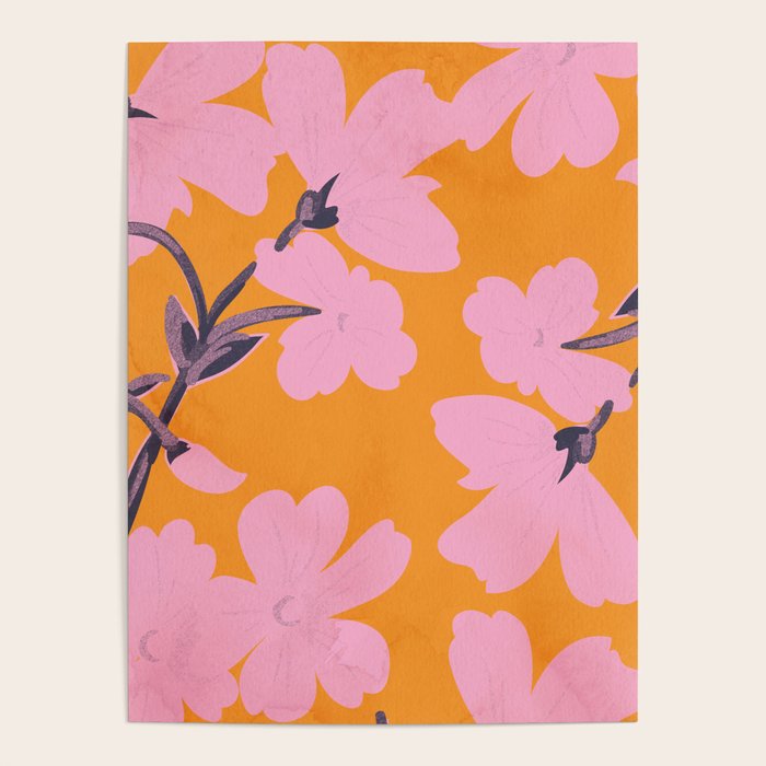 Abstract Minimal Flowers 18 Poster Gallery Image 1