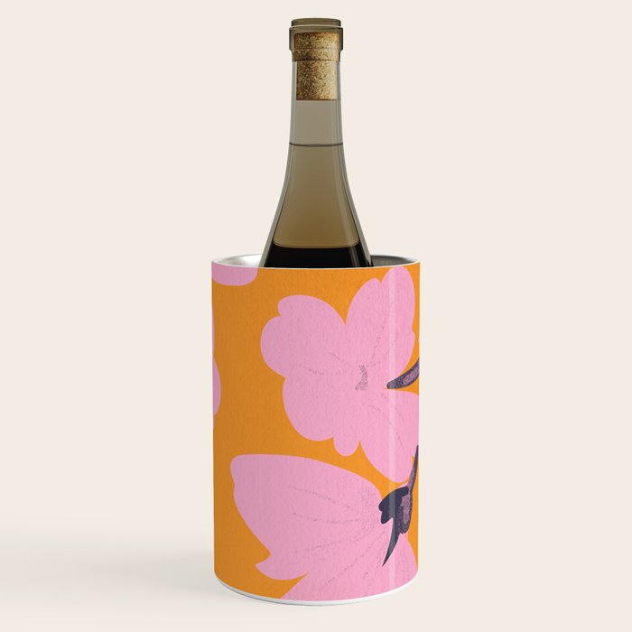 Abstract Minimal Flowers 18 Wine Chiller Gallery Image 3
