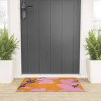 Abstract Minimal Flowers 18 Welcome Mat Gallery Image 3