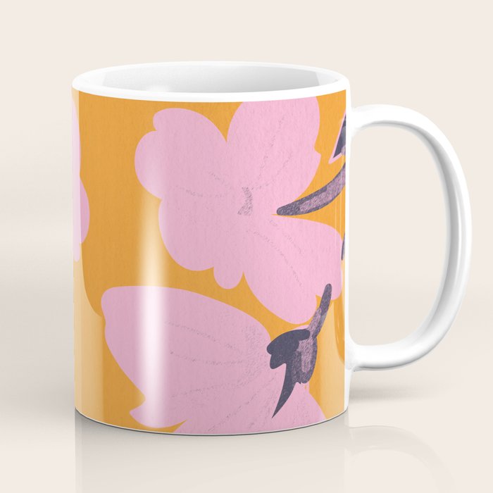 Abstract Minimal Flowers 18 Coffee Mug Gallery Image 1