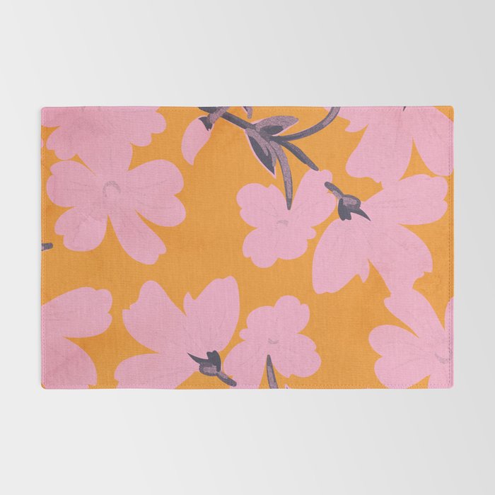 Abstract Minimal Flowers 18 Rug Gallery Image 2