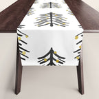 Black and gold spiky tree Table Runner Gallery Image 1