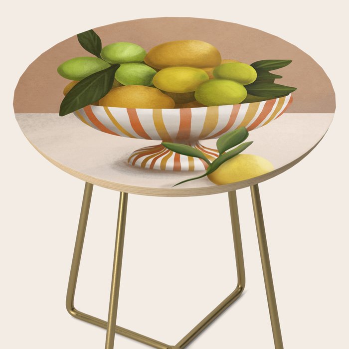 Golden Citrus 1 Side Table Gallery Image 2