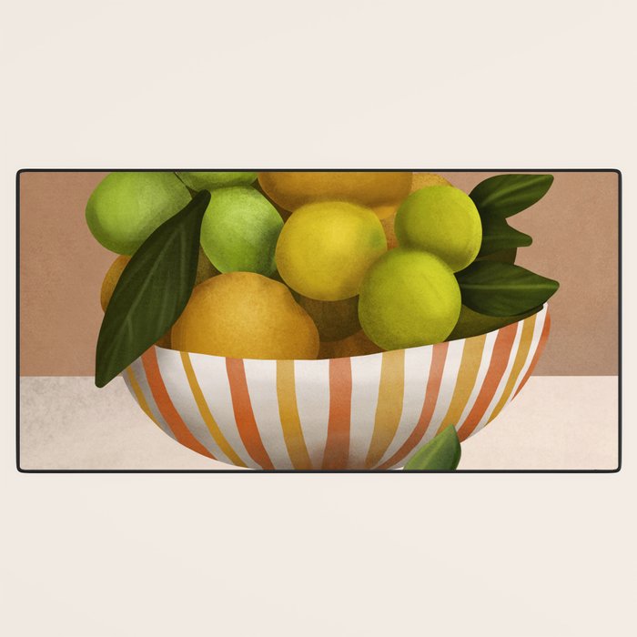 Golden Citrus 1 Desk Mat Gallery Image 3