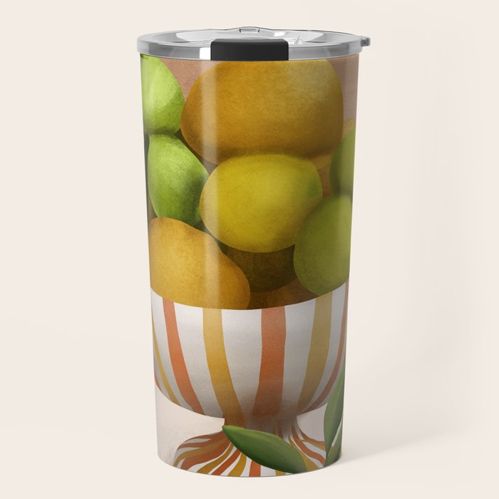 Golden Citrus 1 Travel Mug Gallery Image 1
