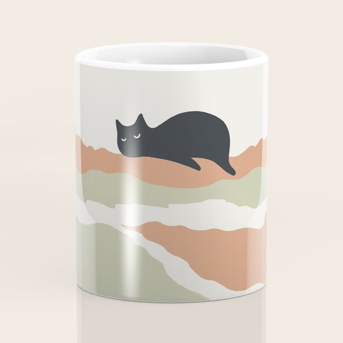 Magic meow 3 lazy cat Coffee Mug Gallery Image 4