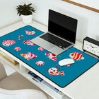 Sea Peppermint Candies Desk Mat Gallery Image 2