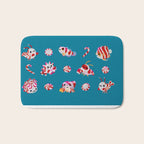 Sea Peppermint Candies Bath Mat Gallery Image 1