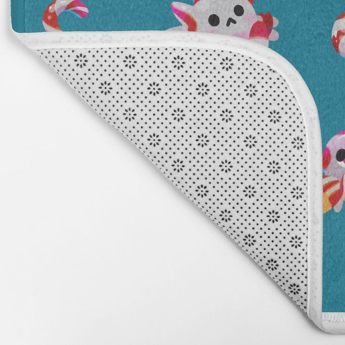 Sea Peppermint Candies Bath Mat Gallery Image 2