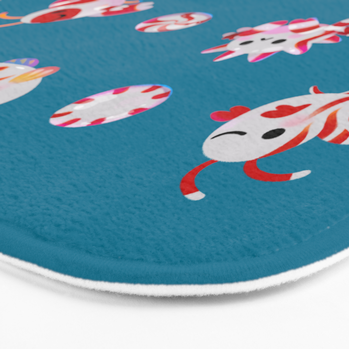 Sea Peppermint Candies Bath Mat Gallery Image 3