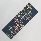 Vintage seagull Yoga Mat Gallery Image 1