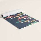 Vintage seagull Yoga Mat Gallery Image 2