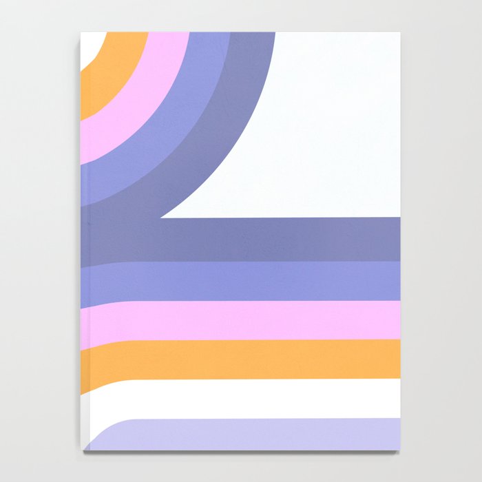 Double Rainbow in Very Peri Notebook Gallery Image 4