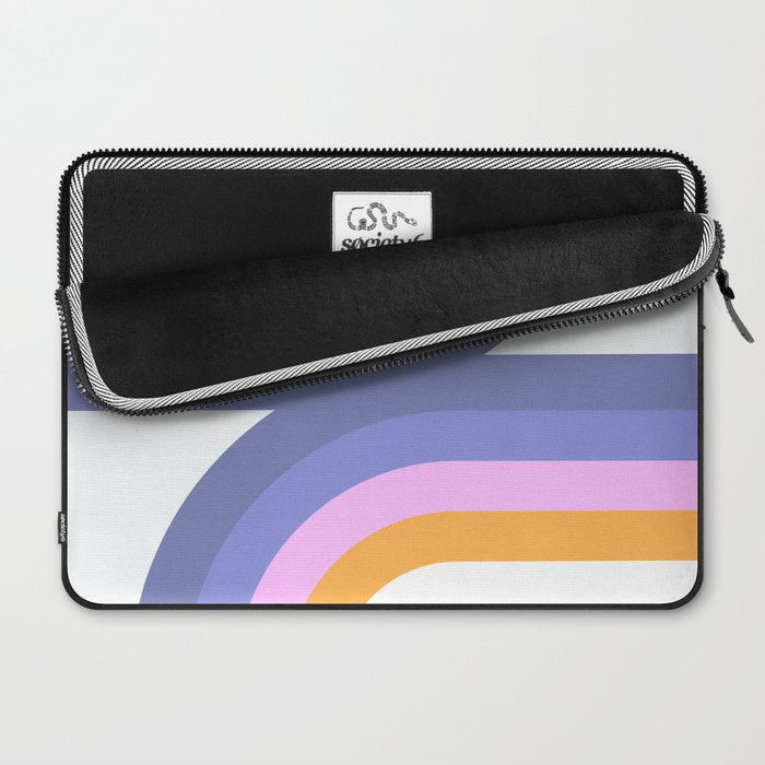 Double Rainbow in Very Peri Laptop Sleeve Gallery Image 2