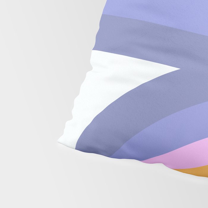 Double Rainbow in Very Peri Pillow Sham Gallery Image 4