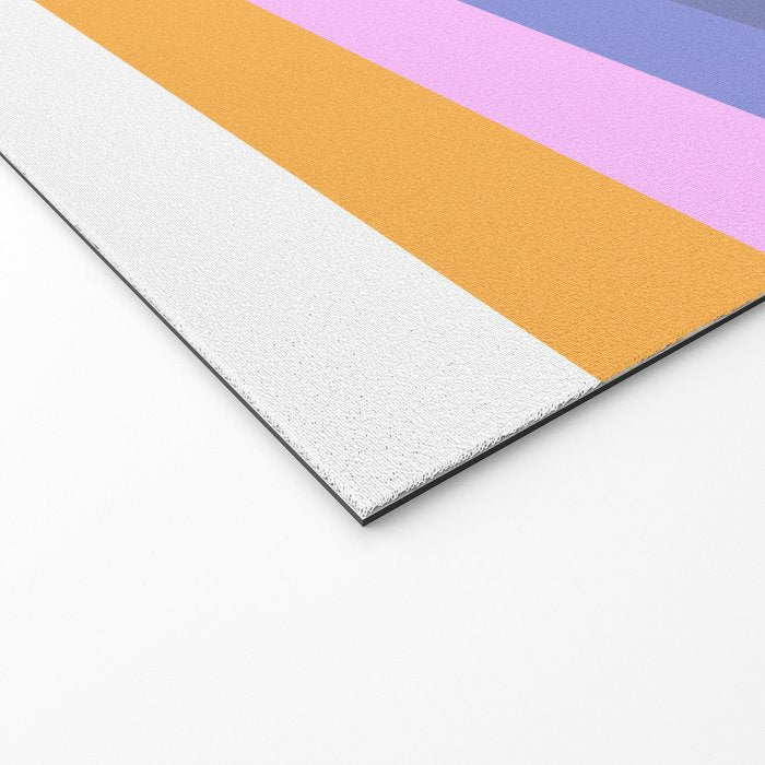 Double Rainbow in Very Peri Welcome Mat Gallery Image 2