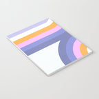 Double Rainbow in Very Peri Notebook Gallery Image 3