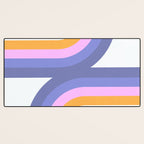 Double Rainbow in Very Peri Desk Mat Gallery Image 3
