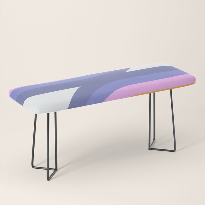 Double Rainbow in Very Peri Bench Gallery Image 1
