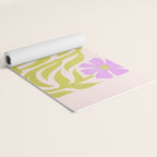 Lilac & Lime: Les Fleurs | Flower Market Color Series 02 Yoga Mat Gallery Image 2