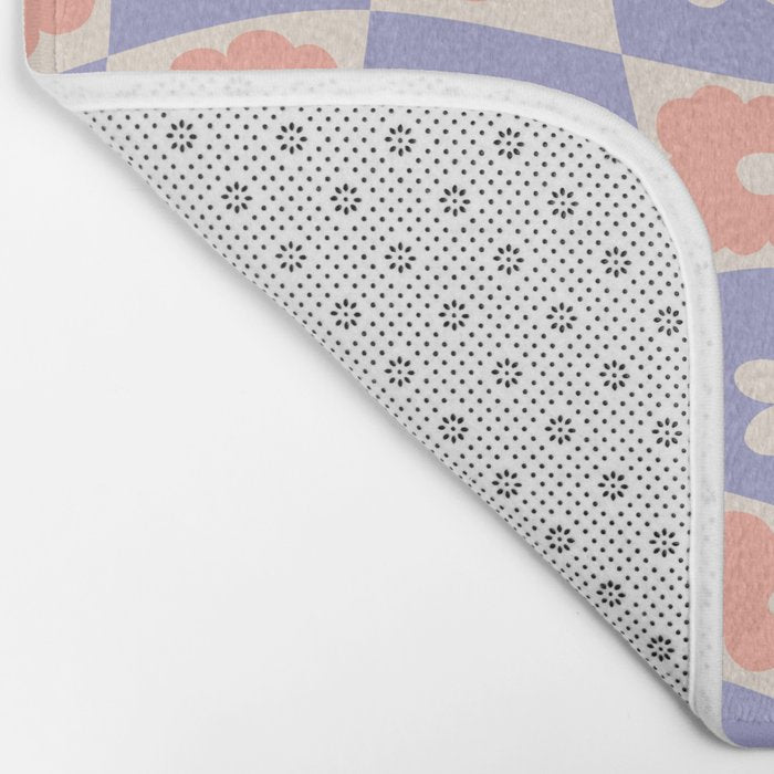Floral thirteen Bath Mat Gallery Image 2