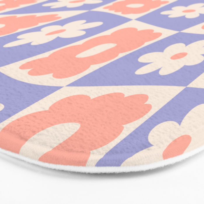 Floral thirteen Bath Mat Gallery Image 3