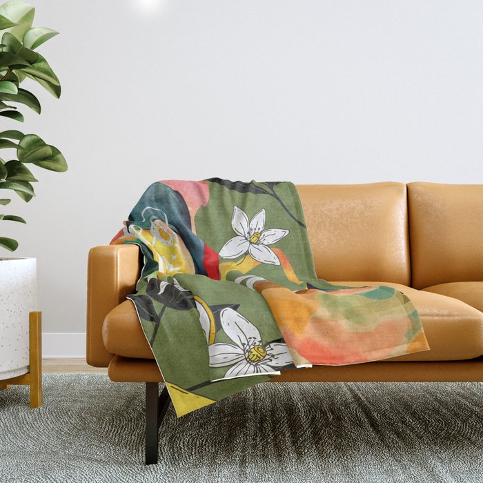 Tea Time 5 Throw Blanket Gallery Image 1