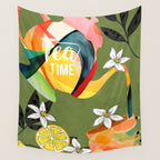 Tea Time 5 Wall Tapestry Gallery Image 4