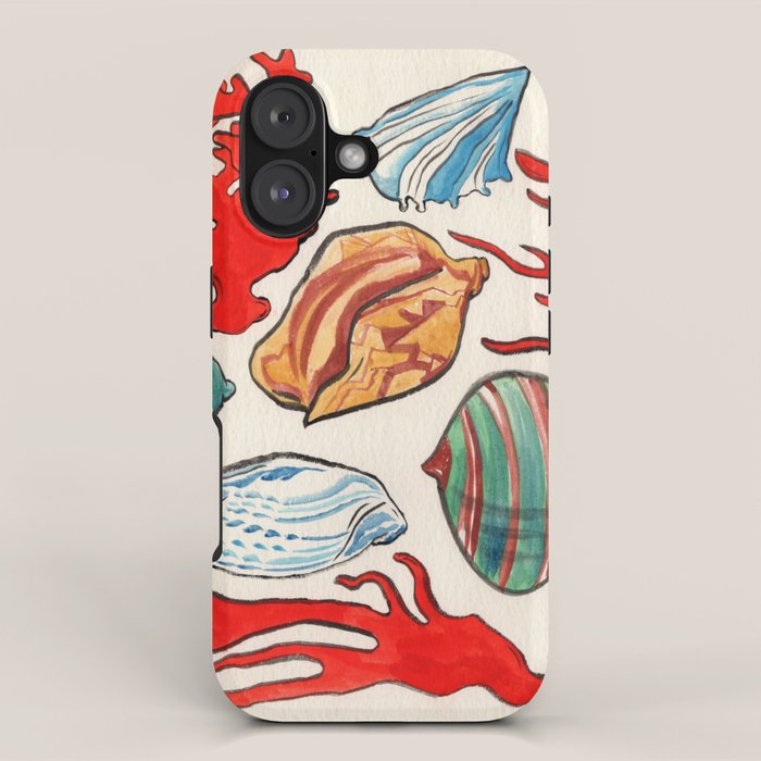 Sea Life Watercolor iPhone Case Gallery Image 1