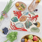 Sea Life Watercolor Cutting Board Gallery Image 2
