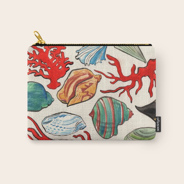 Sea Life Watercolor Carry All Pouch Gallery Image 1