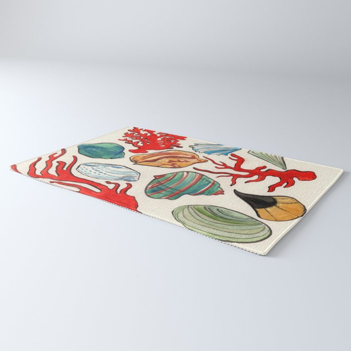 Sea Life Watercolor Rug Gallery Image 3