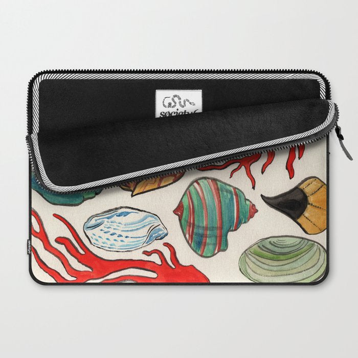 Sea Life Watercolor Laptop Sleeve Gallery Image 2