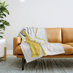 Sun Kissed Shy Girl Throw Blanket Gallery Image 1