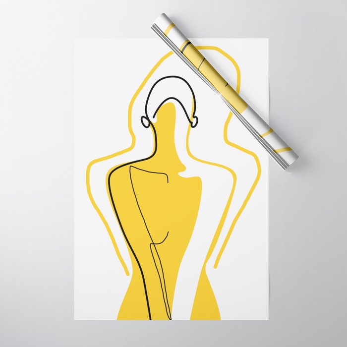 Sun Kissed Shy Girl Wrapping Paper Gallery Image 1