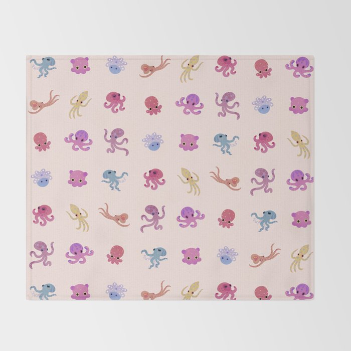 Octopus Throw Blanket Gallery Image 2