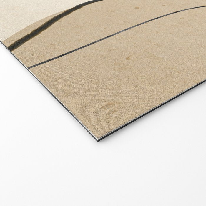 Abstract Line Art Nude Beige Welcome Mat Gallery Image 2