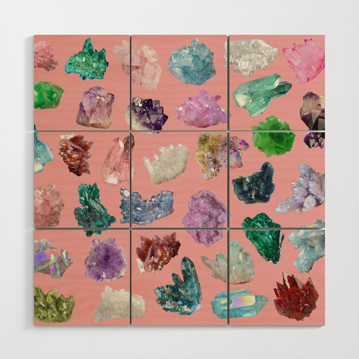 Magic Crystals Wood Wall Art Gallery Image 1