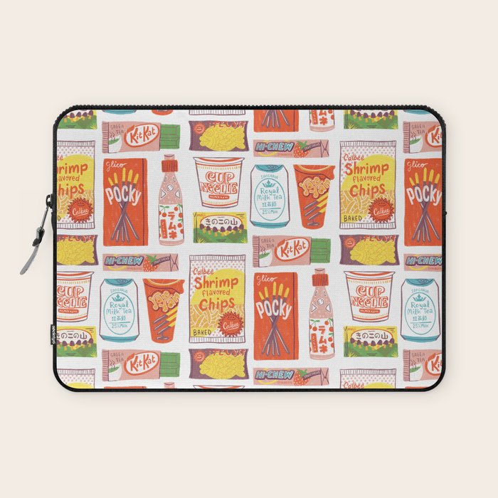 Asian Snacks Laptop Sleeve Gallery Image 1